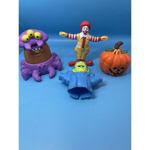 vintage 90s mcdonalds happy Meal Toys Lot McNugget Ronald Frankenstein